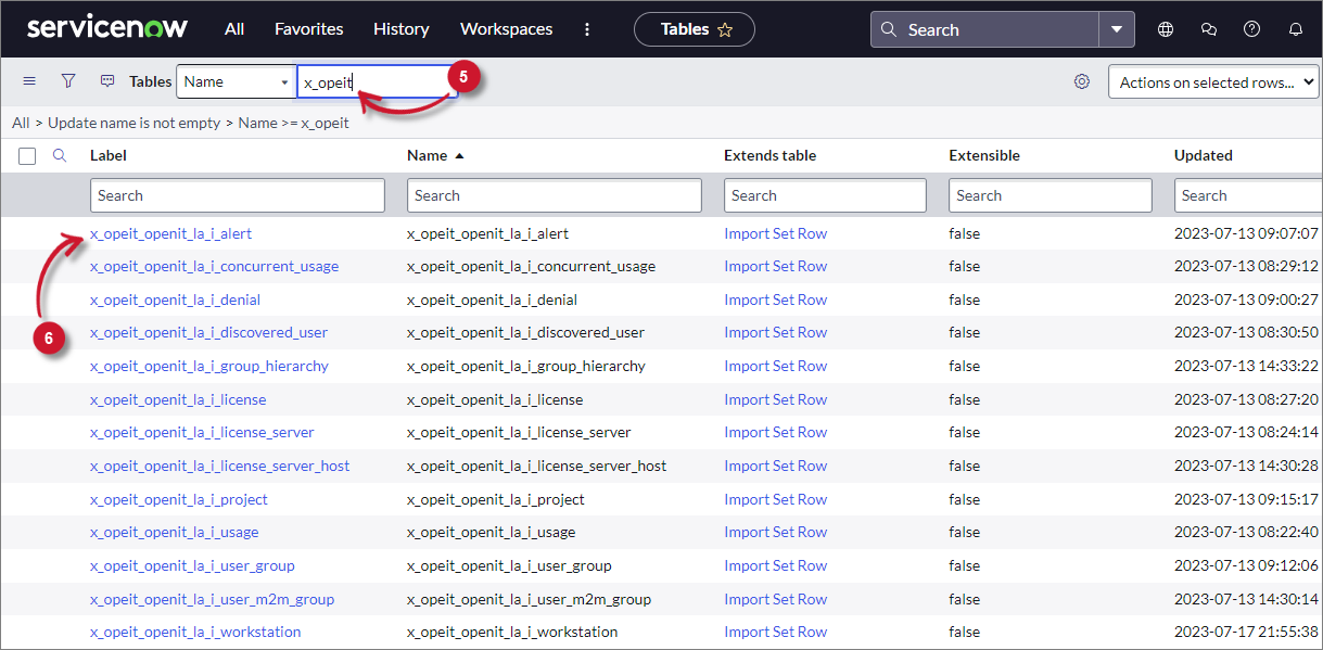 ServiceNow Integration: LicenseAnalyzer Deployment Verification - Data Receipt