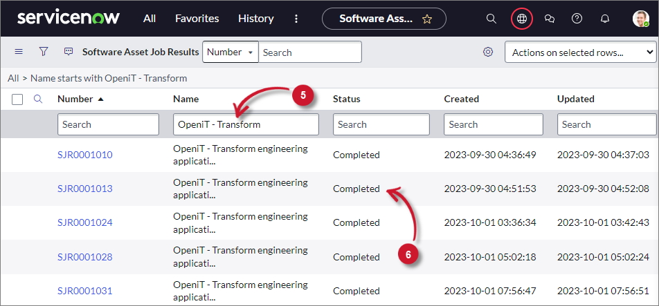 ServiceNow Integration: LicenseAnalyzer Deployment Verification - Data Transformation Logs