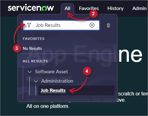 ServiceNow Integration: LicenseAnalyzer Deployment Verification - Menu