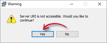 WCC Installation: Inaccessible Server URI