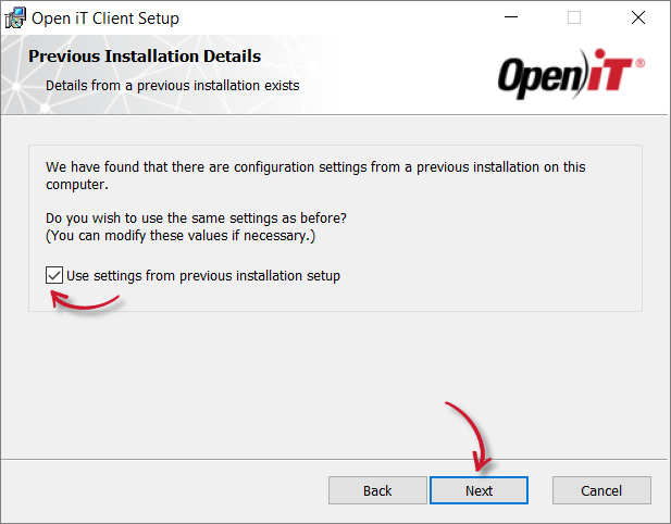 Upgrade: Installation Details