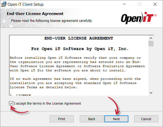 Upgrade: License Agreement