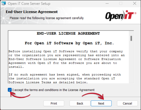 WCS Upgrade: End-user License Agreement